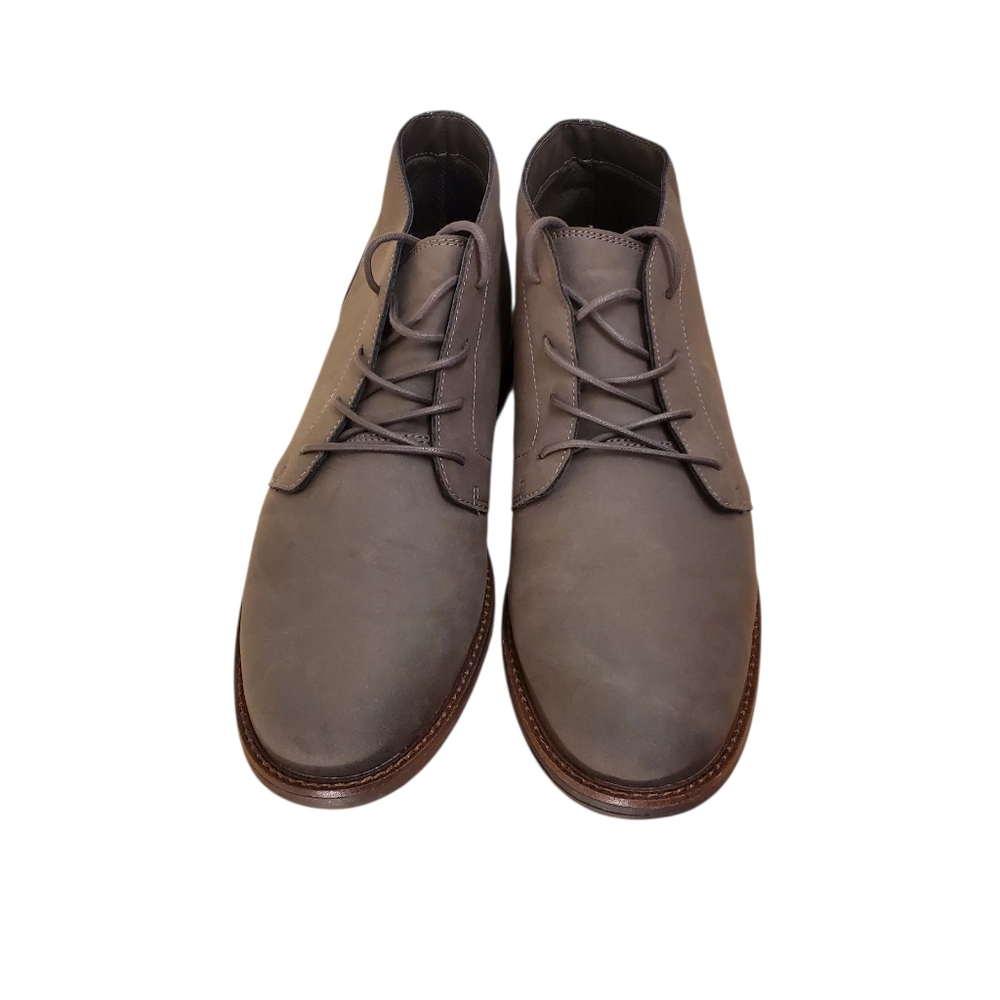 Goodfellow & Co Mens Gray Suede Lace Up Chukka Boots Size 11.5